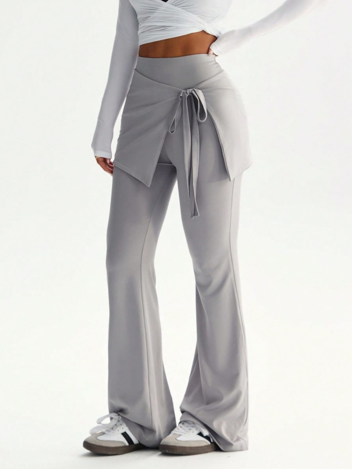 پانتۆلێ رەساسی یێ پێچراو - Grey Wrap